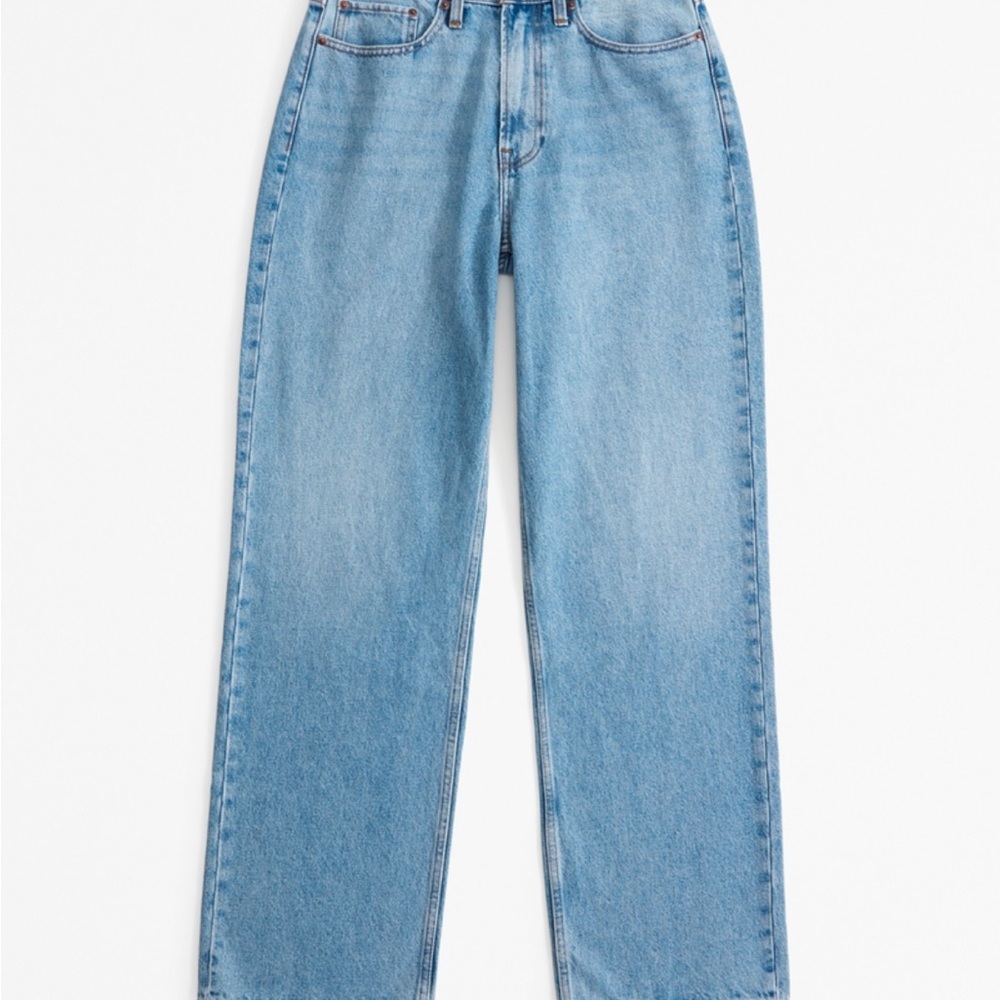 Abercrombie mid-rise slouchy curve size 24 short